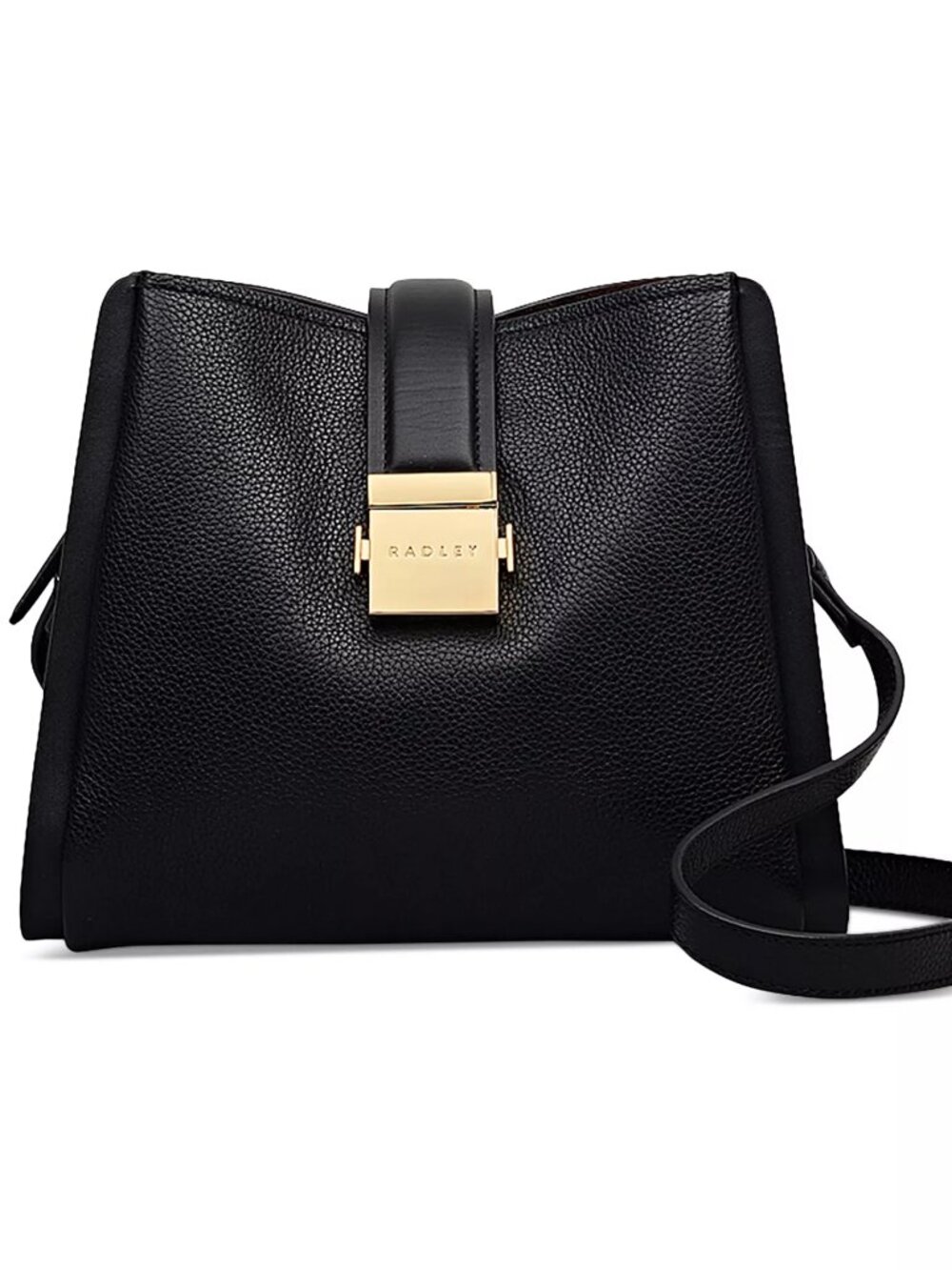 NWT ✅Radley SLOANE MEWS Medium Leather Crossbody BLACK - Radley Documentation